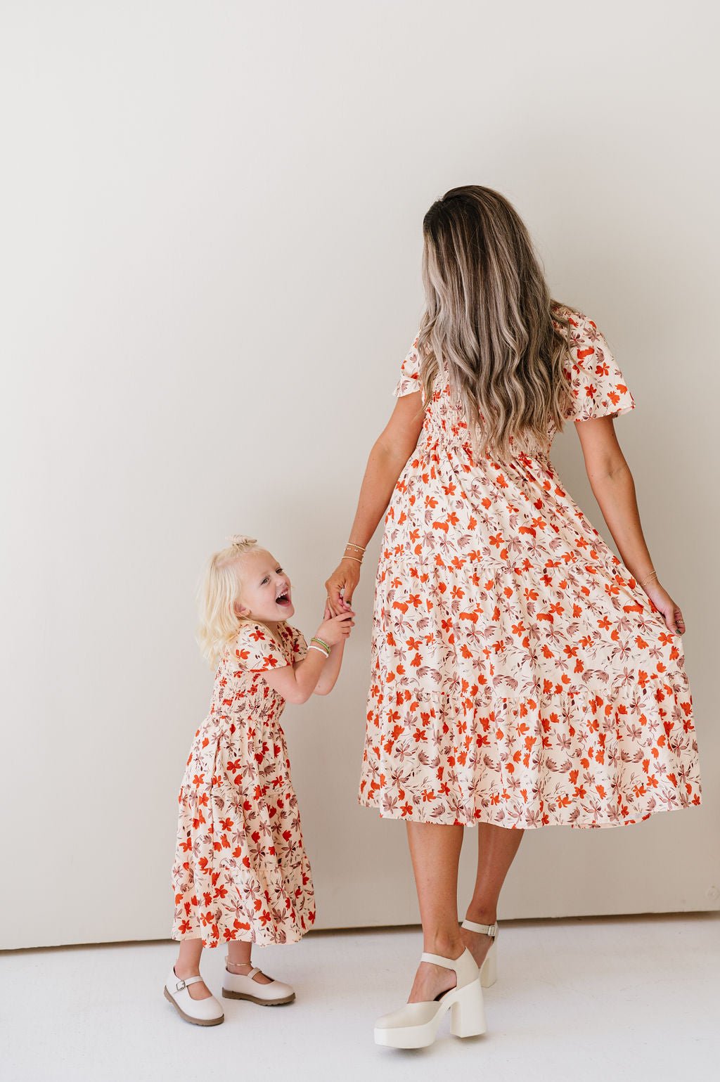 Tayla Dress in Dark Cream - Kids - Mack & Harvie