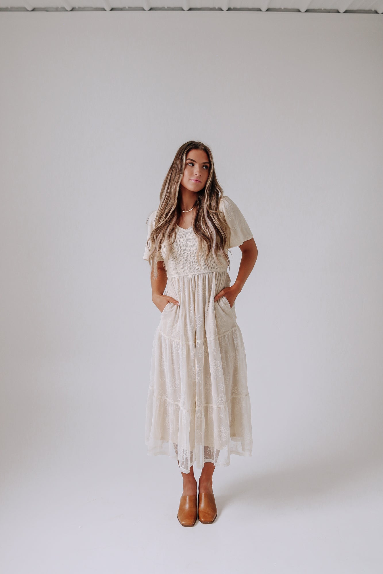 Cream ivory dress best sale