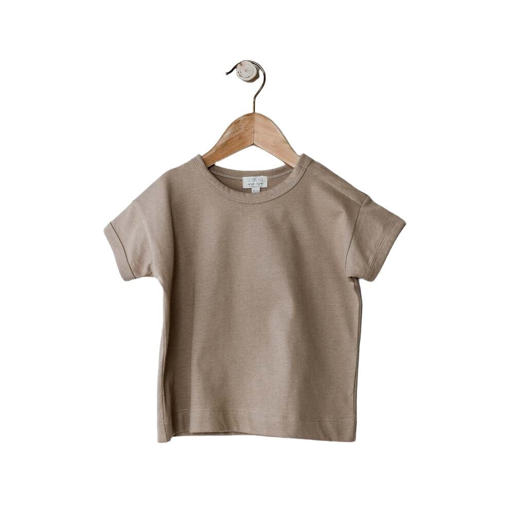 The Boxy Tee - Mushroom - Mack & Harvie