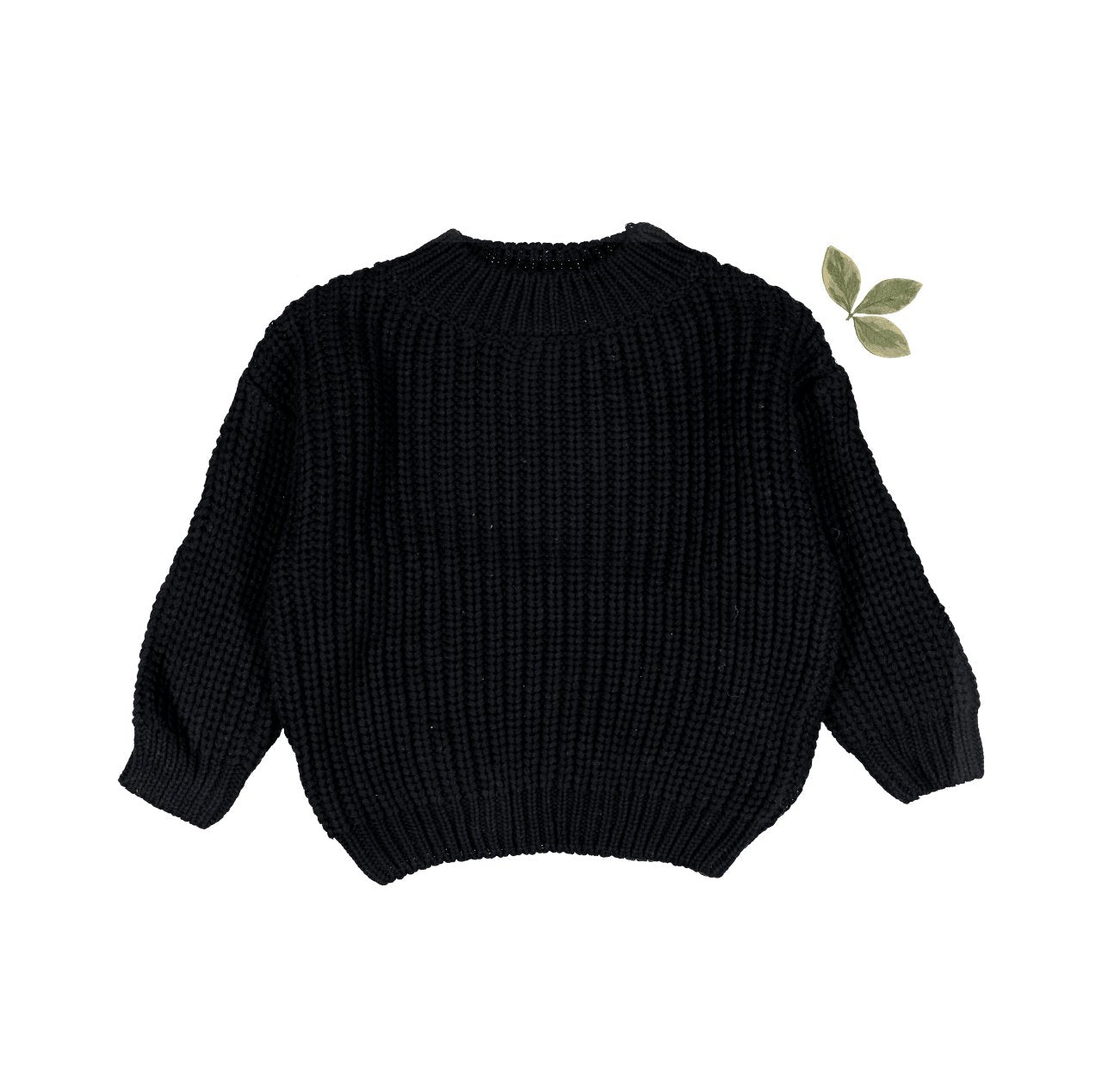 The Chunky Knit Sweater - Black - Mack & Harvie