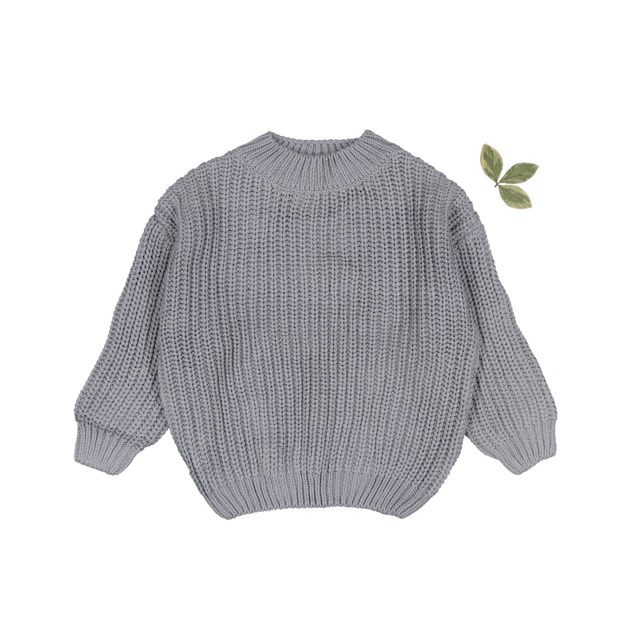 The Chunky Knit Sweater - Slate - Mack & Harvie