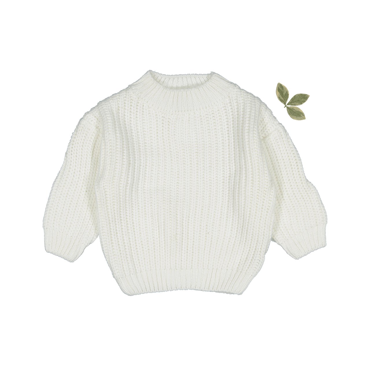 The Chunky Knit Sweater - White - Mack & Harvie