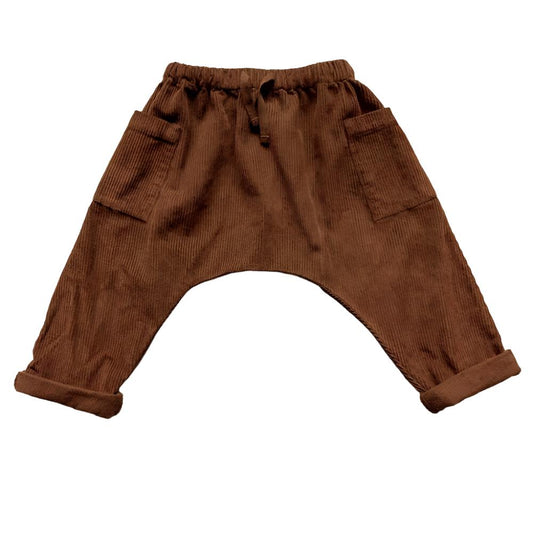 The Corduroy Harem Trouser - Rust - Mack & Harvie