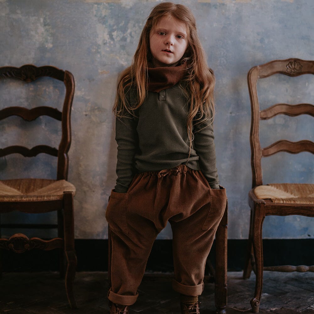 The Corduroy Harem Trouser - Rust - Mack & Harvie