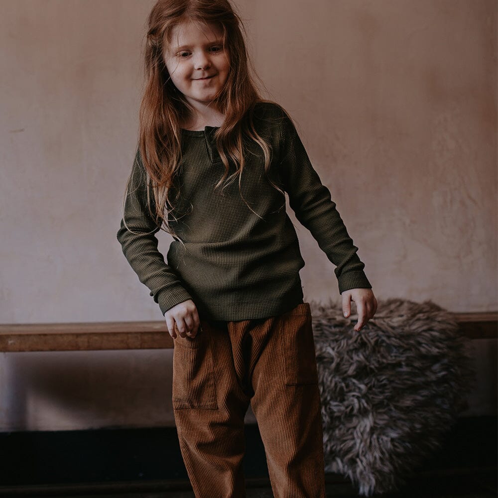 The Corduroy Harem Trouser - Rust - Mack & Harvie