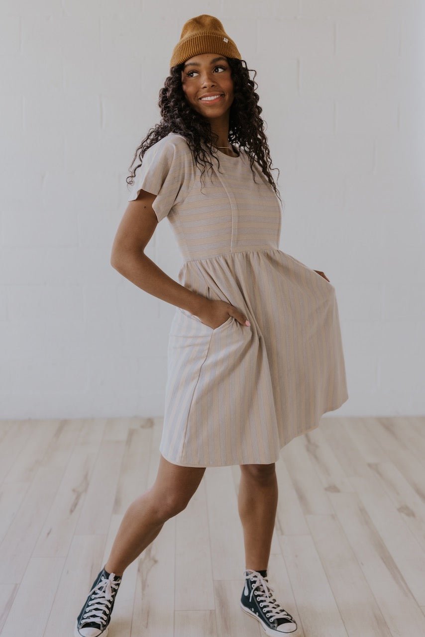 The Edward Flutter Sleeve MOM Dress - Mack & Harvie