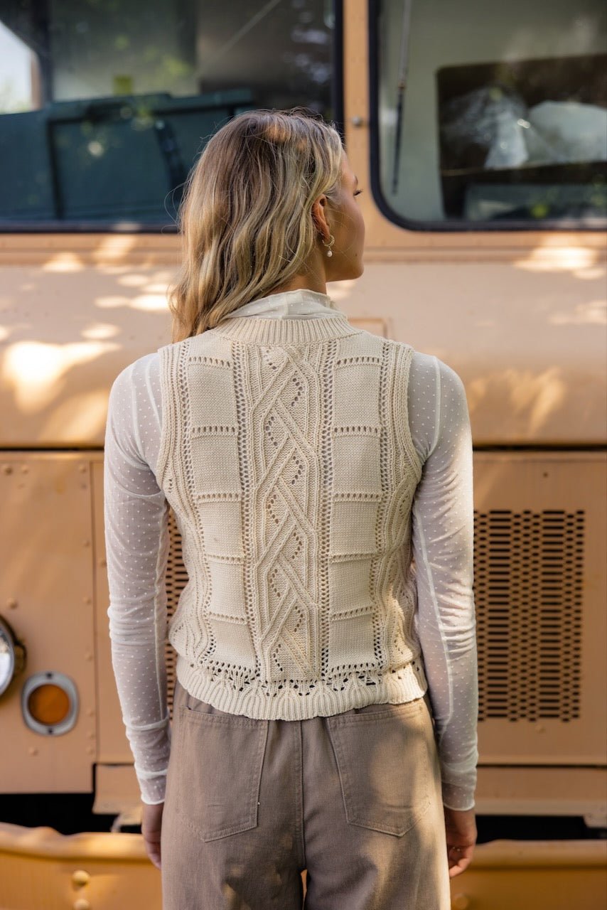 The Ellinor Knit Sweater Vest - Mack & Harvie