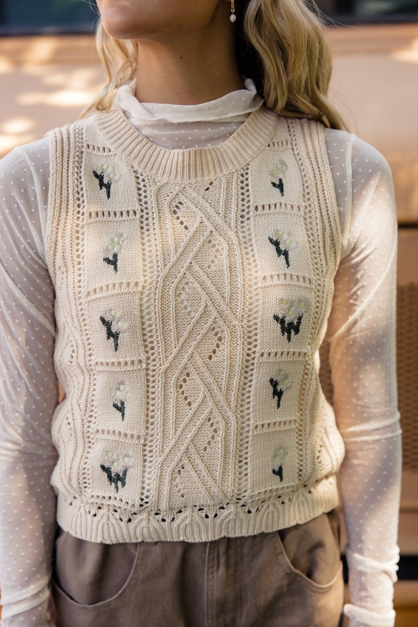 The Ellinor Knit Sweater Vest - Mack & Harvie