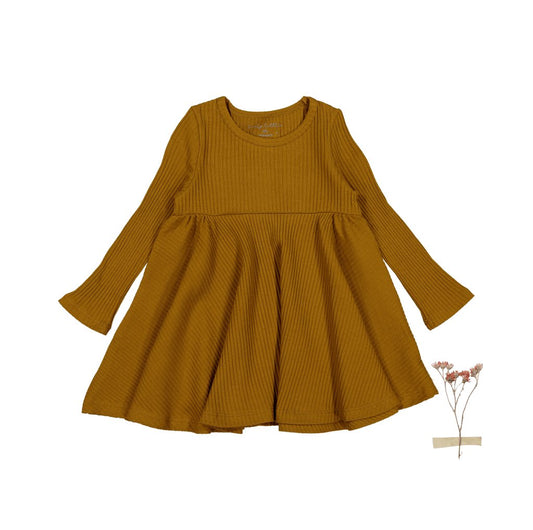 The Long Sleeve Dress - Cider - Mack & Harvie