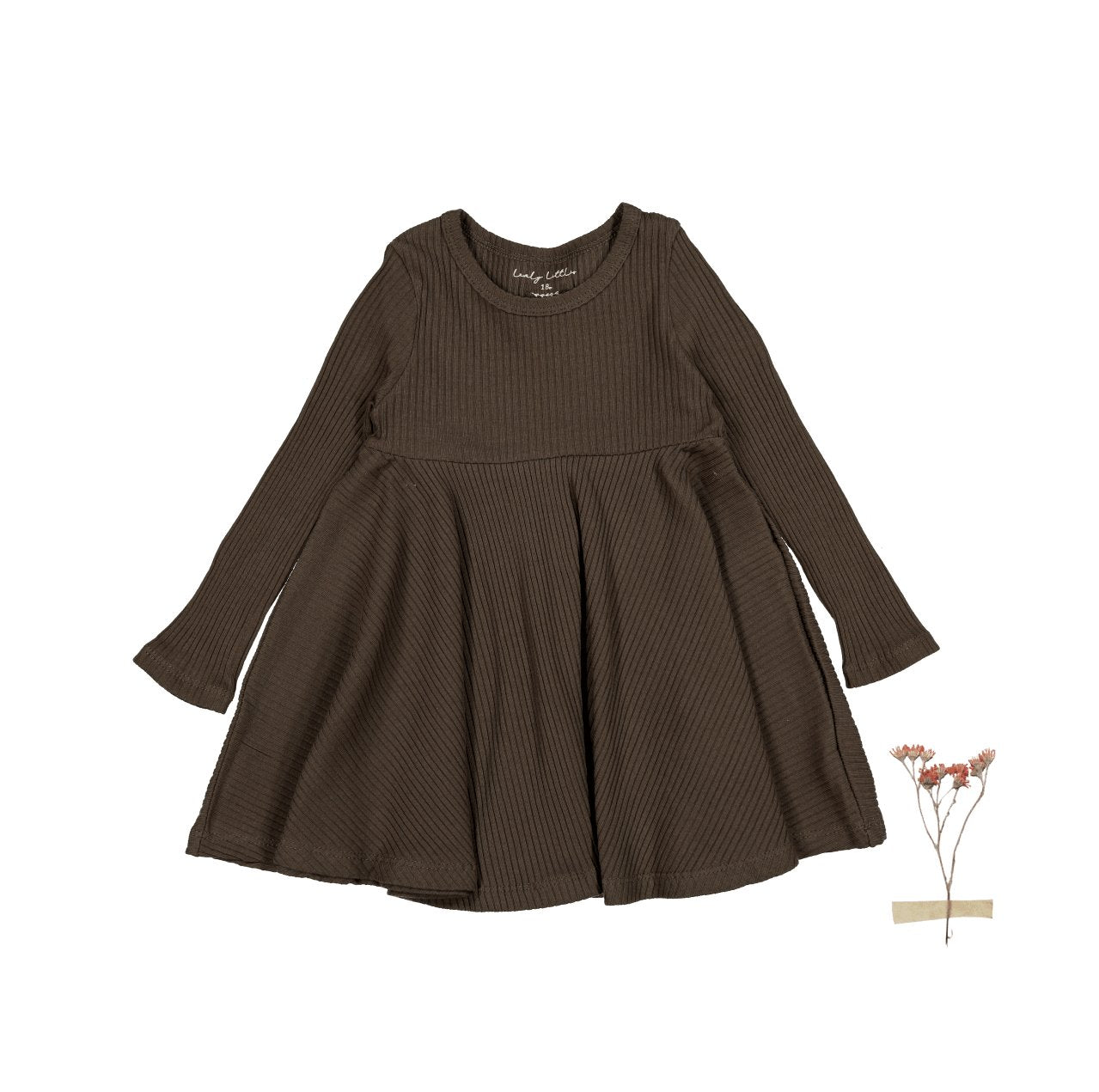 The Long Sleeve Dress - Cocoa - Mack & Harvie