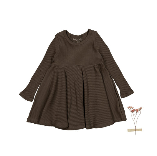 The Long Sleeve Dress - Cocoa - Mack & Harvie