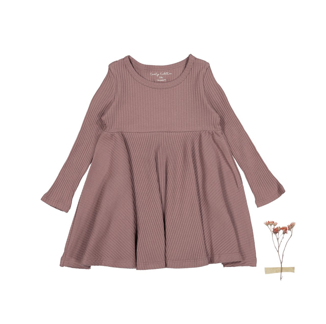 The Long Sleeve Dress - Mink - Mack & Harvie