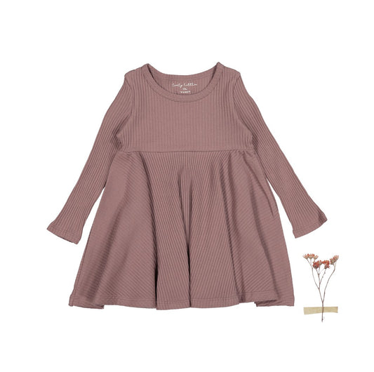 The Long Sleeve Dress - Mink - Mack & Harvie