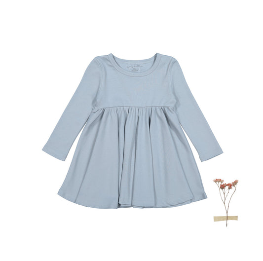 The Long Sleeve Dress - Ocean - Mack & Harvie