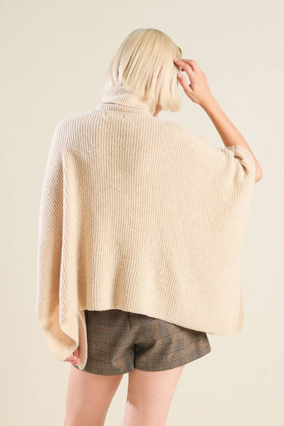 THE ONLY REASON SWEATER KNIT PONCHO - Mack & Harvie