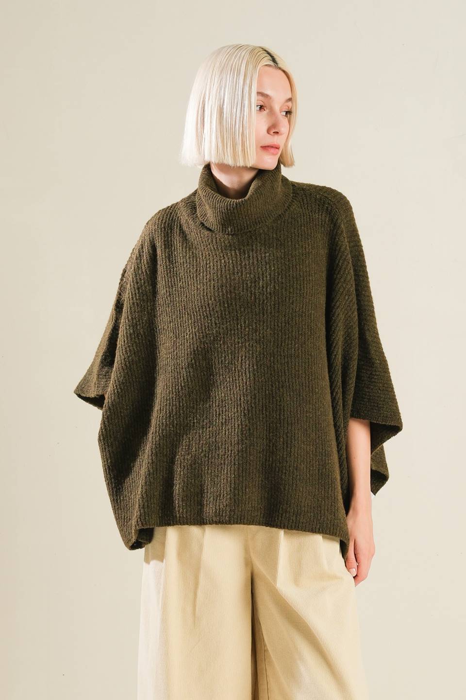 THE ONLY REASON SWEATER KNIT PONCHO - Mack & Harvie