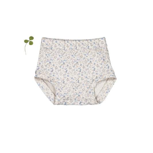 The Printed Bloomer - Dusty Blue Floral - Mack & Harvie