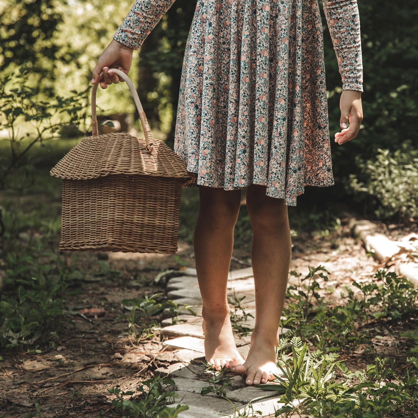 The Printed Long Sleeve Dress - Autumn Floral - Mack & Harvie