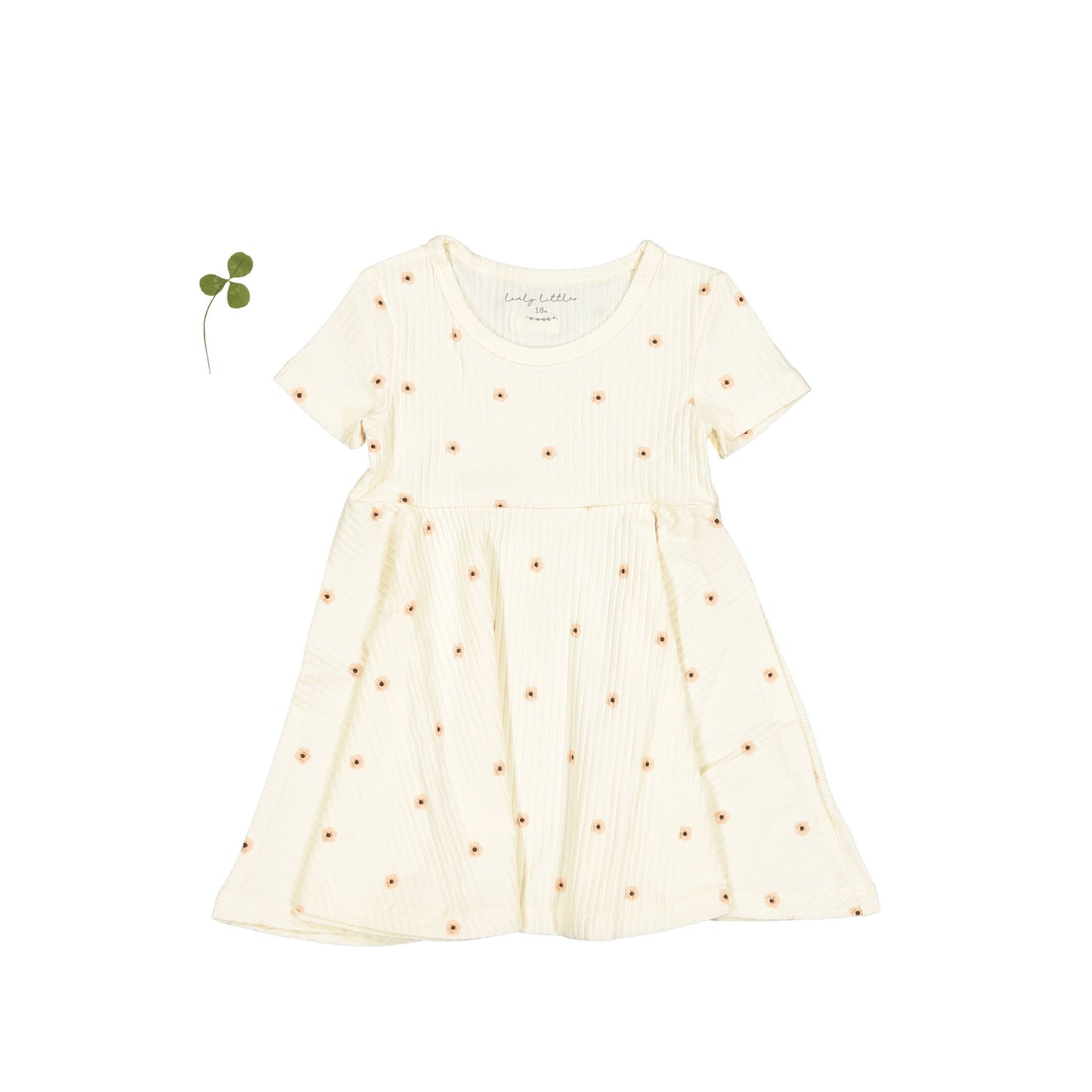 The Printed Short Sleeve Dress - Butter Flower - Mack & Harvie