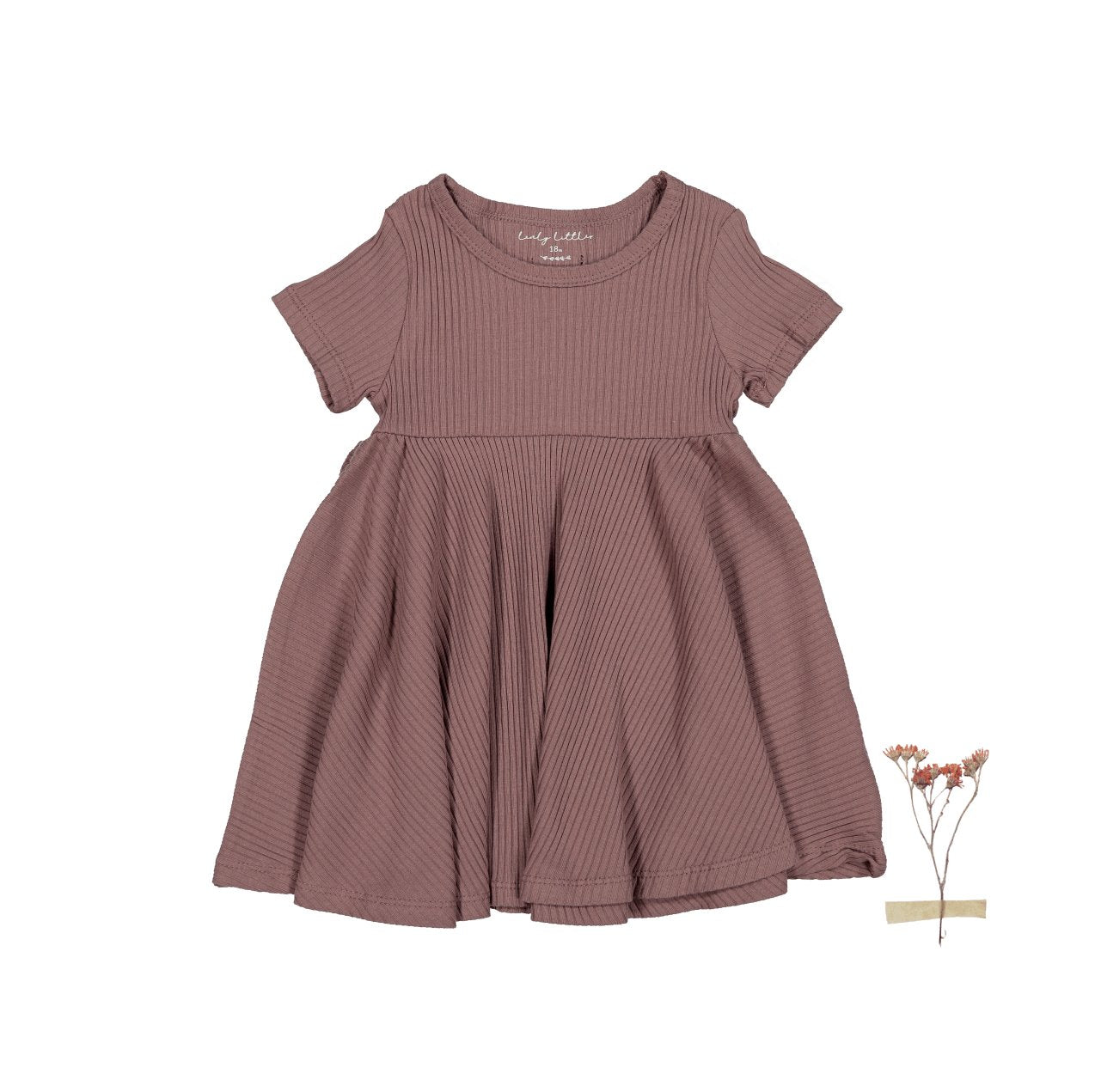 The Short Sleeve Dress - Mink - Mack & Harvie