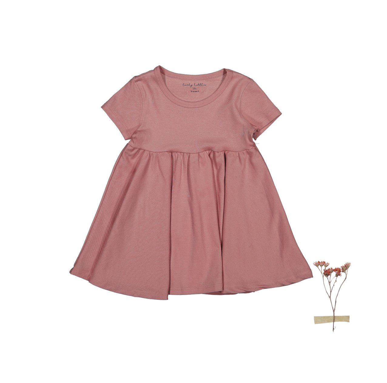 The Short Sleeve Dress - Rosewood - Mack & Harvie