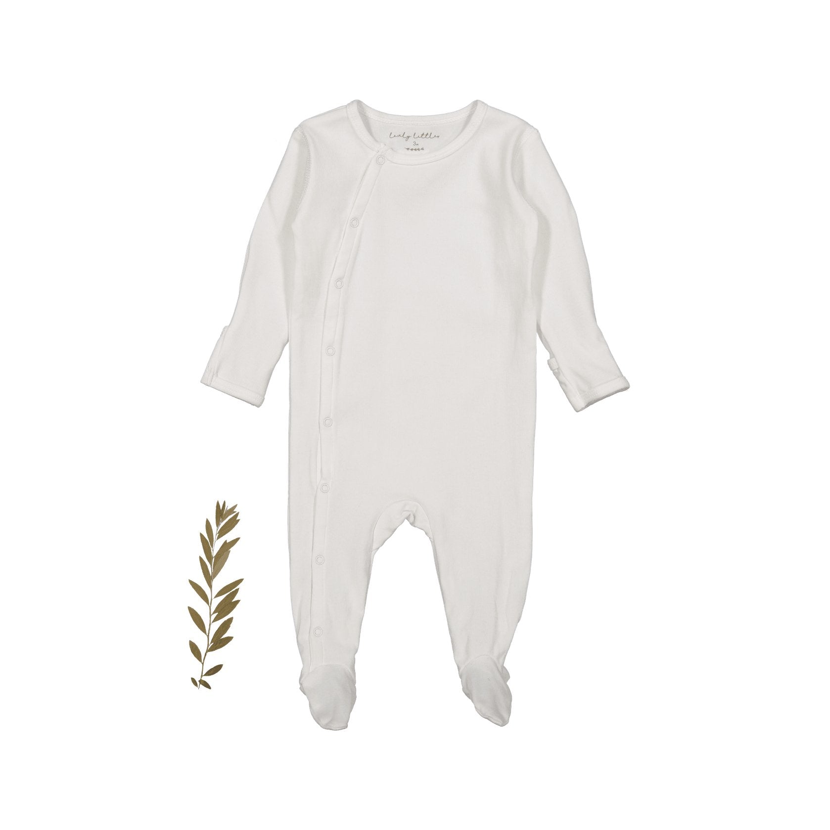 The Snap Romper - White - Mack & Harvie