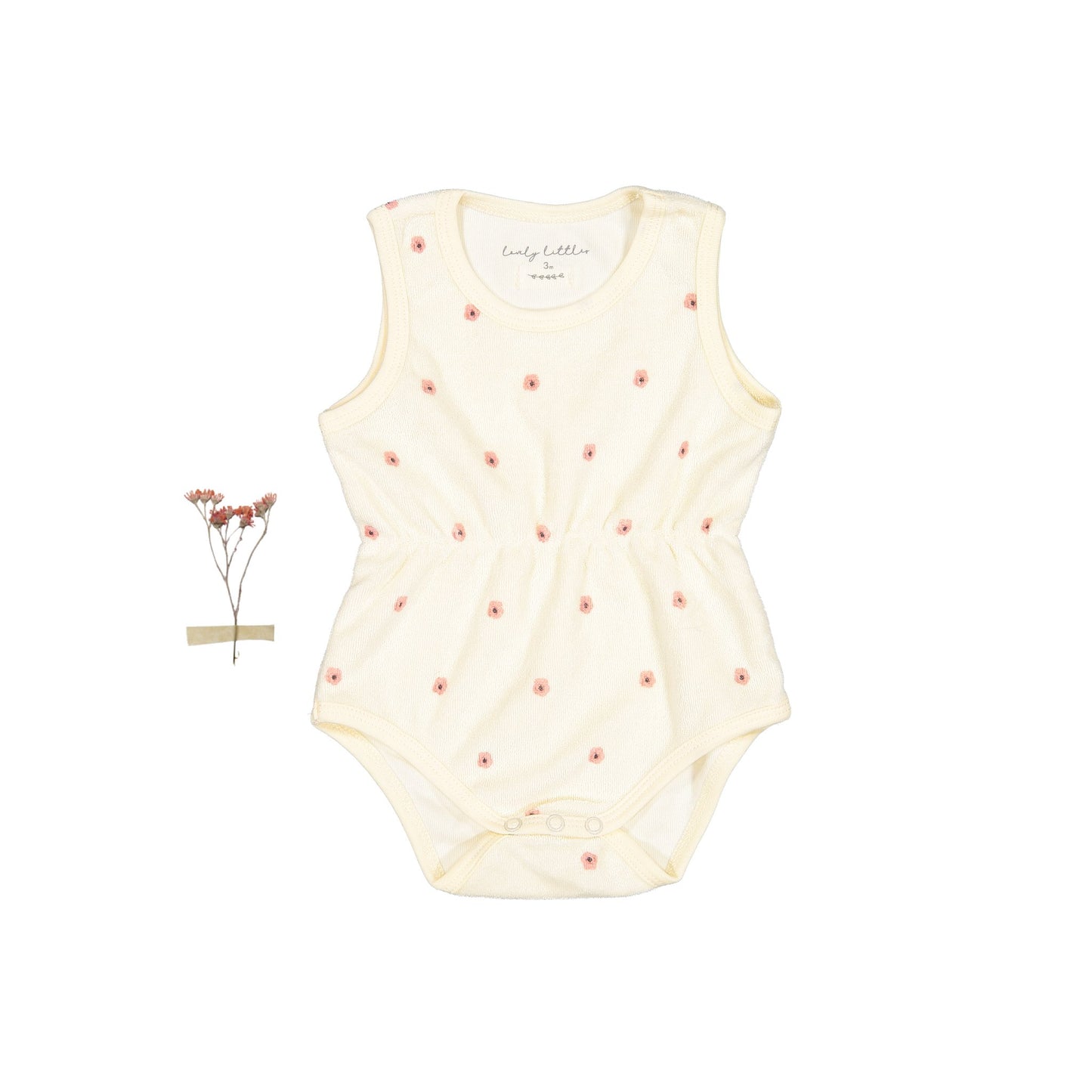 The Terry Romper - Butter Flower - Mack & Harvie