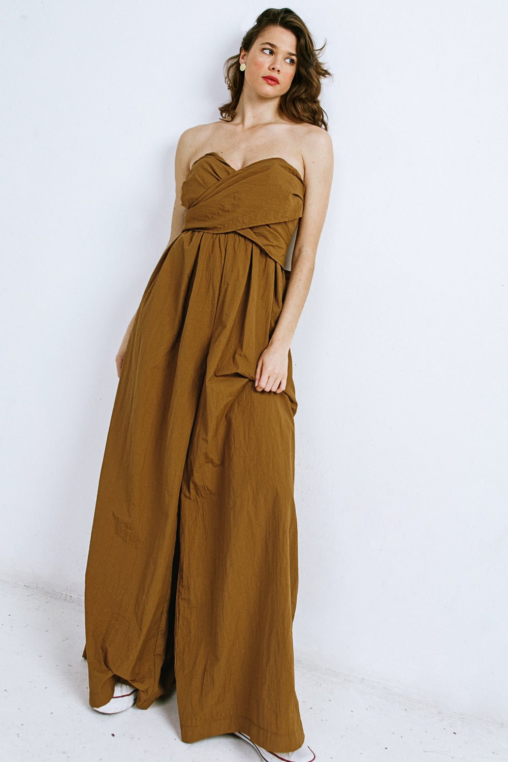 THINK ABOUT ME WOVEN JUMPSUIT - Mack & Harvie