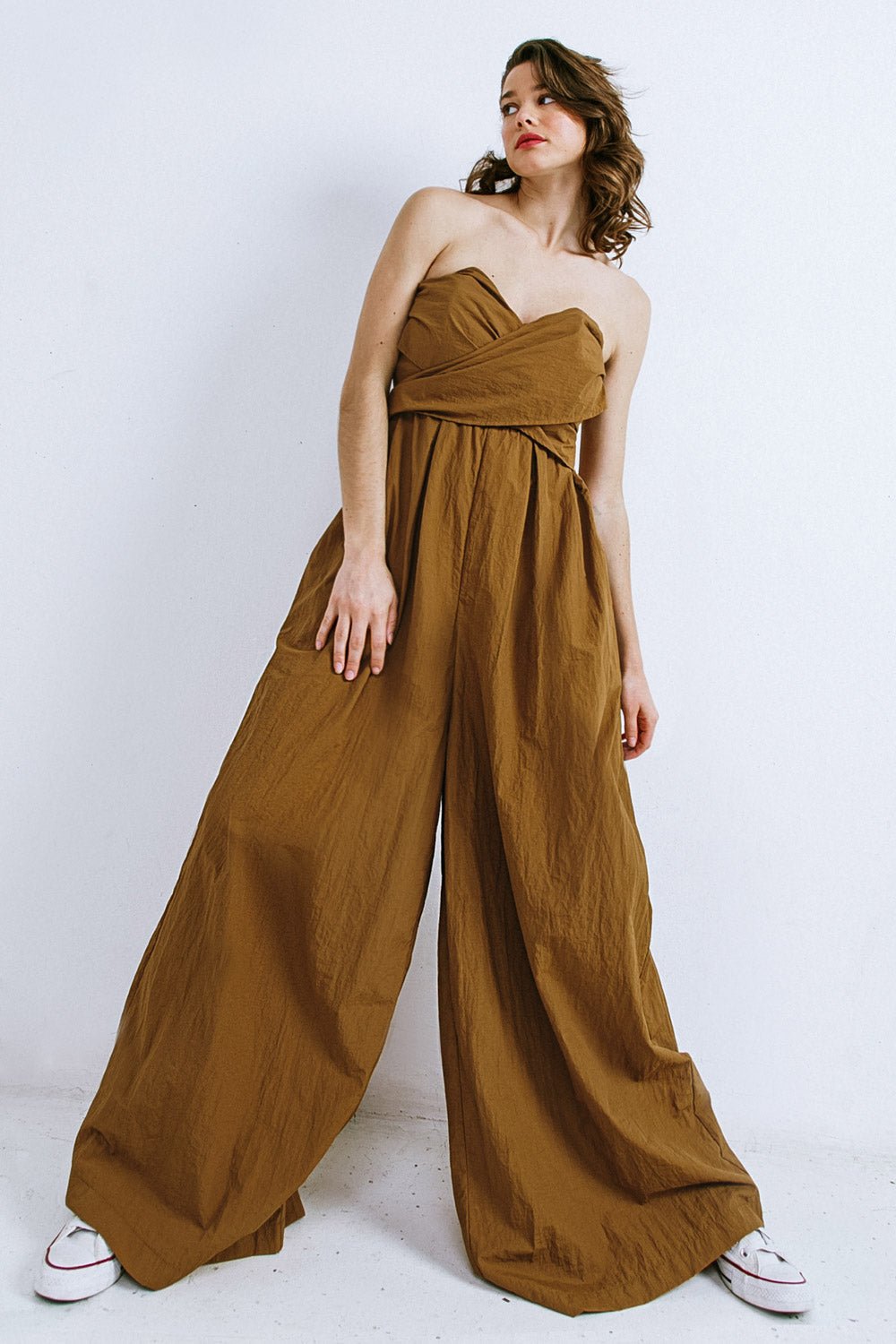 THINK ABOUT ME WOVEN JUMPSUIT - Mack & Harvie