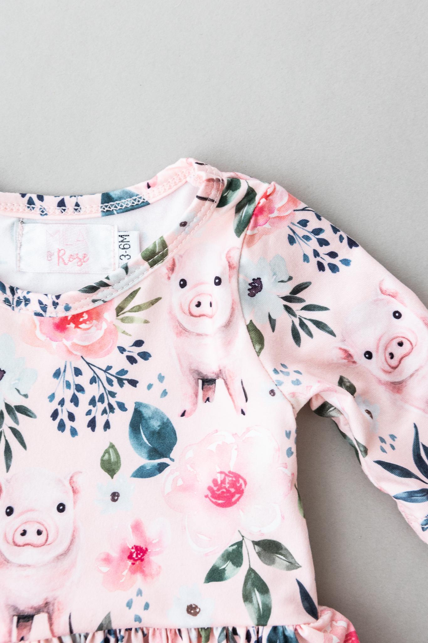 This Little Piggy Twirl Bodysuit - Mack & Harvie