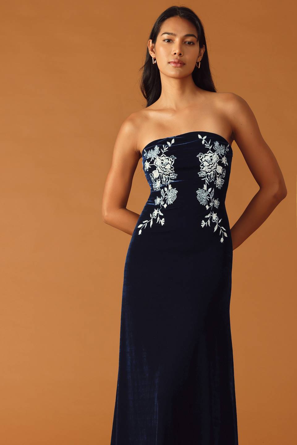 THREADS OF DESTINY VELVET MAXI DRESS - Mack & Harvie