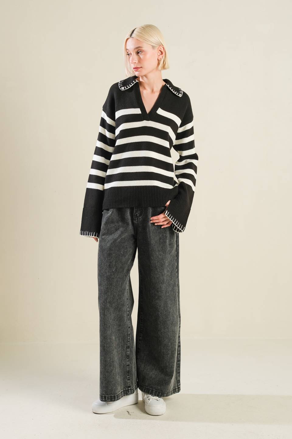 TIMELESS CHARM SWEATER TOP - Mack & Harvie