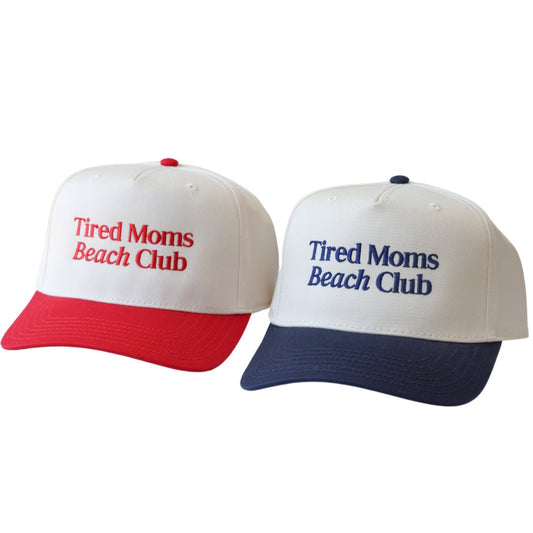 TIRED MOMS BEACH CLUB HAT // NAVY - Mack & Harvie