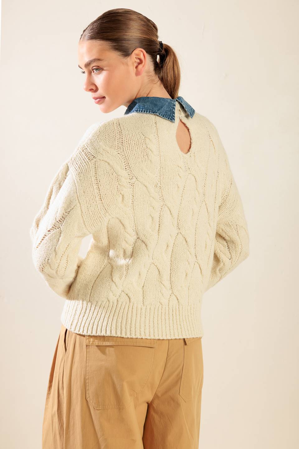 TOTALLY SMITTEN PULLOVER SWEATER TOP - Mack & Harvie