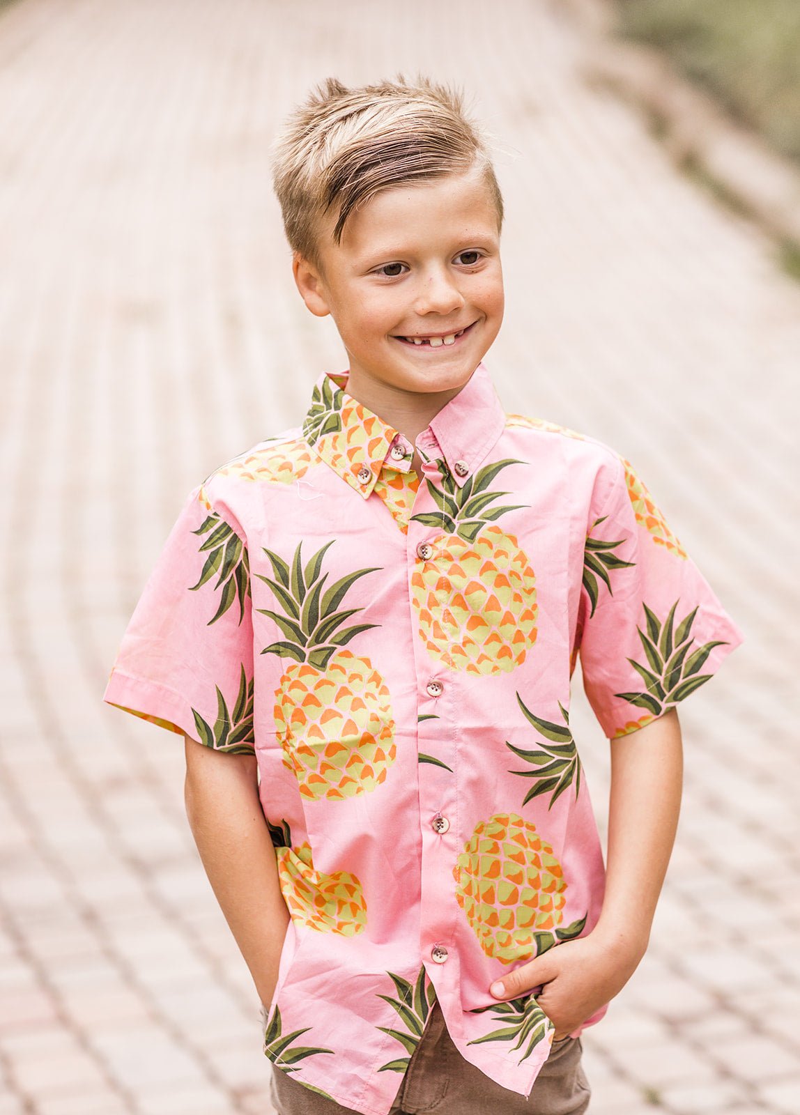 Tropical Love Boys Button Down - Mack & Harvie