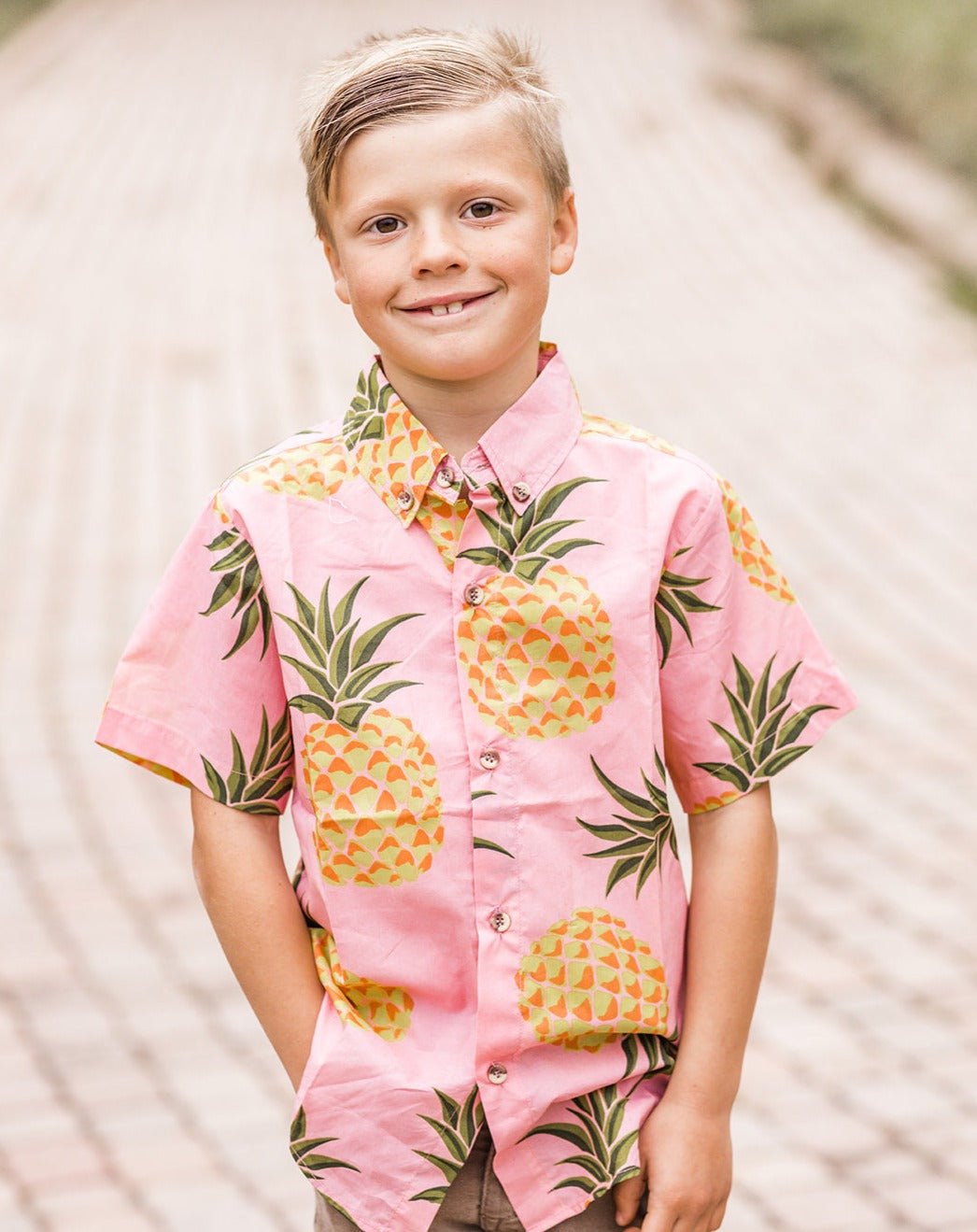 Tropical Love Boys Button Down - Mack & Harvie