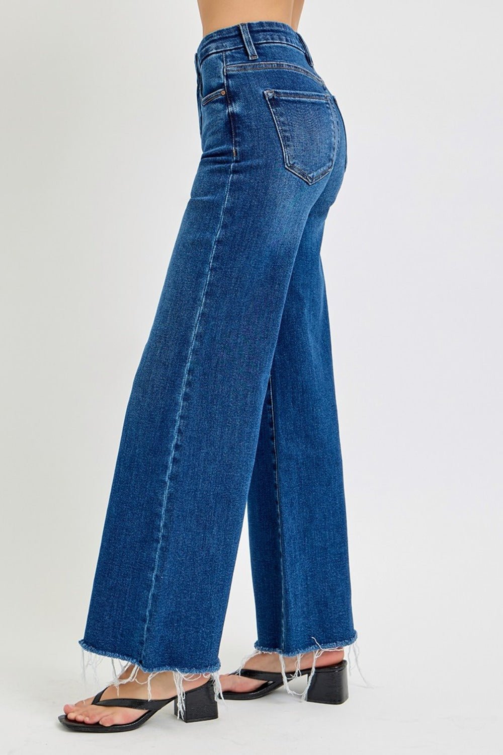 Tummy Control High Rise Wide Leg Jeans - Mack & Harvie