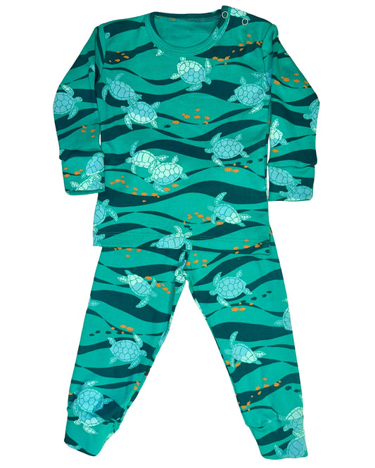 Turtle Two Piece PJ Set - Mack & Harvie