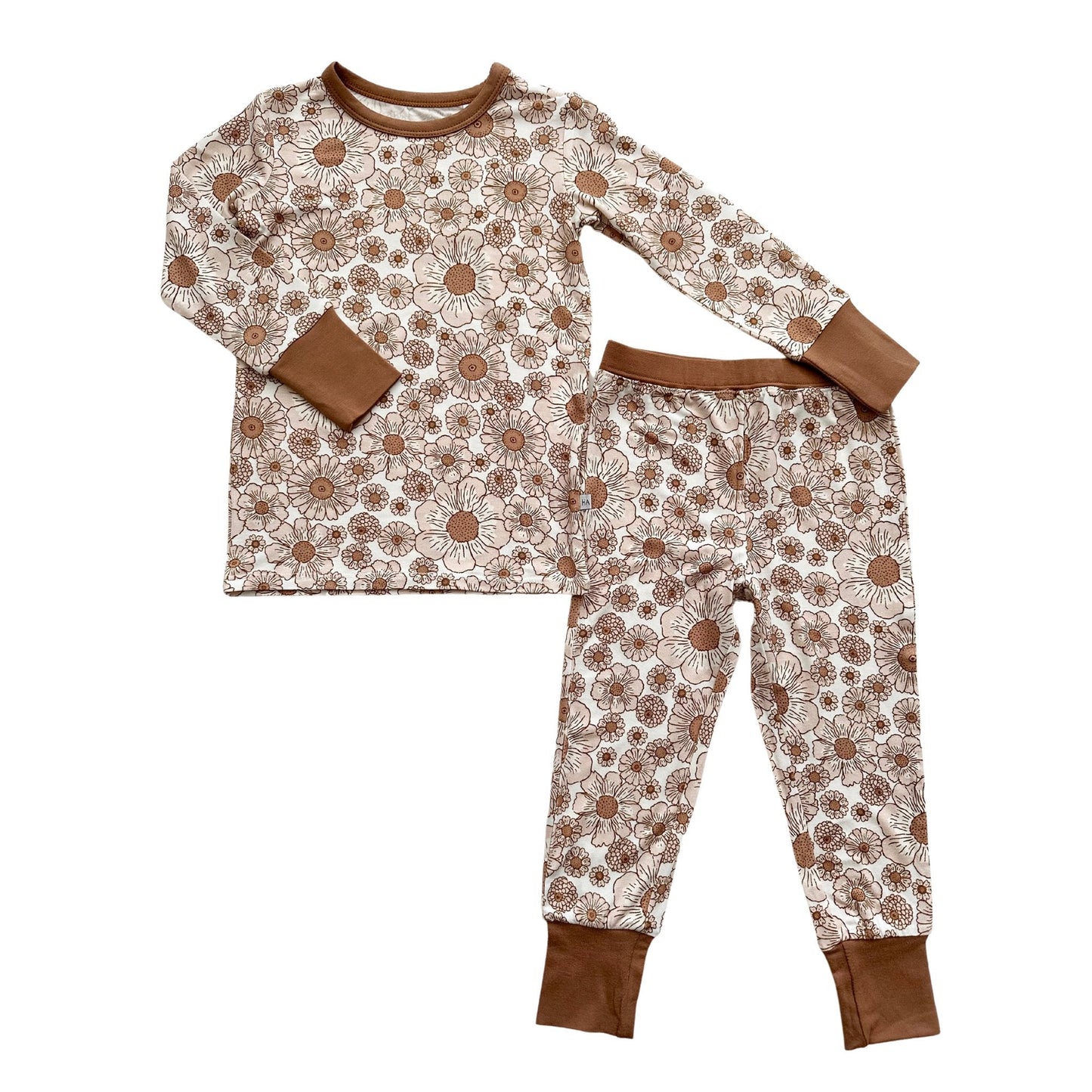 Two - Piece Pajama Set - Flower Garden - Mack & Harvie