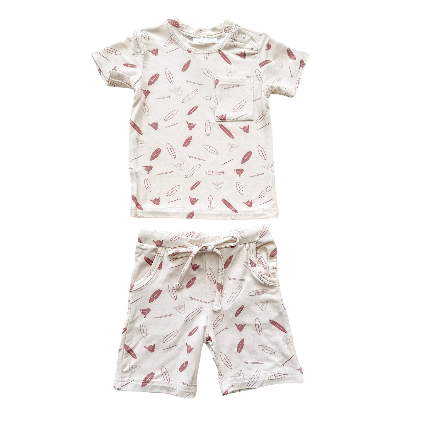 Two - Piece Short Set - Surf - Mack & Harvie