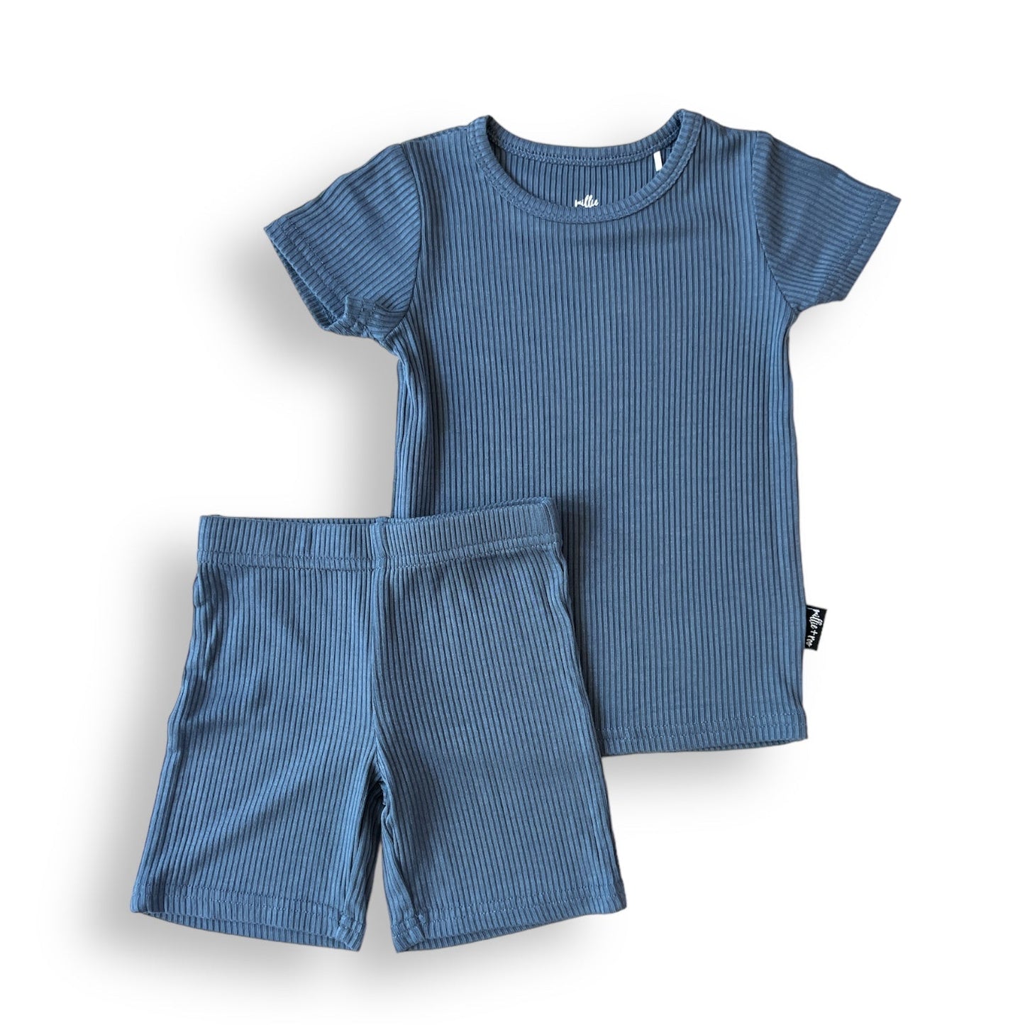 TWO PIECE SHORTIE SET - Arctic Ribbed - Mack & Harvie