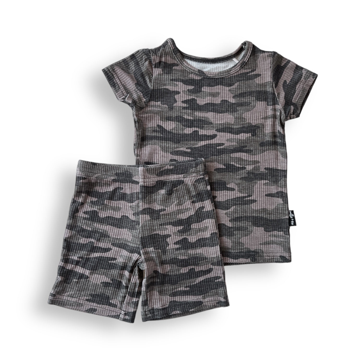 TWO PIECE SHORTIE SET - Chris Camo Ribbed - Mack & Harvie