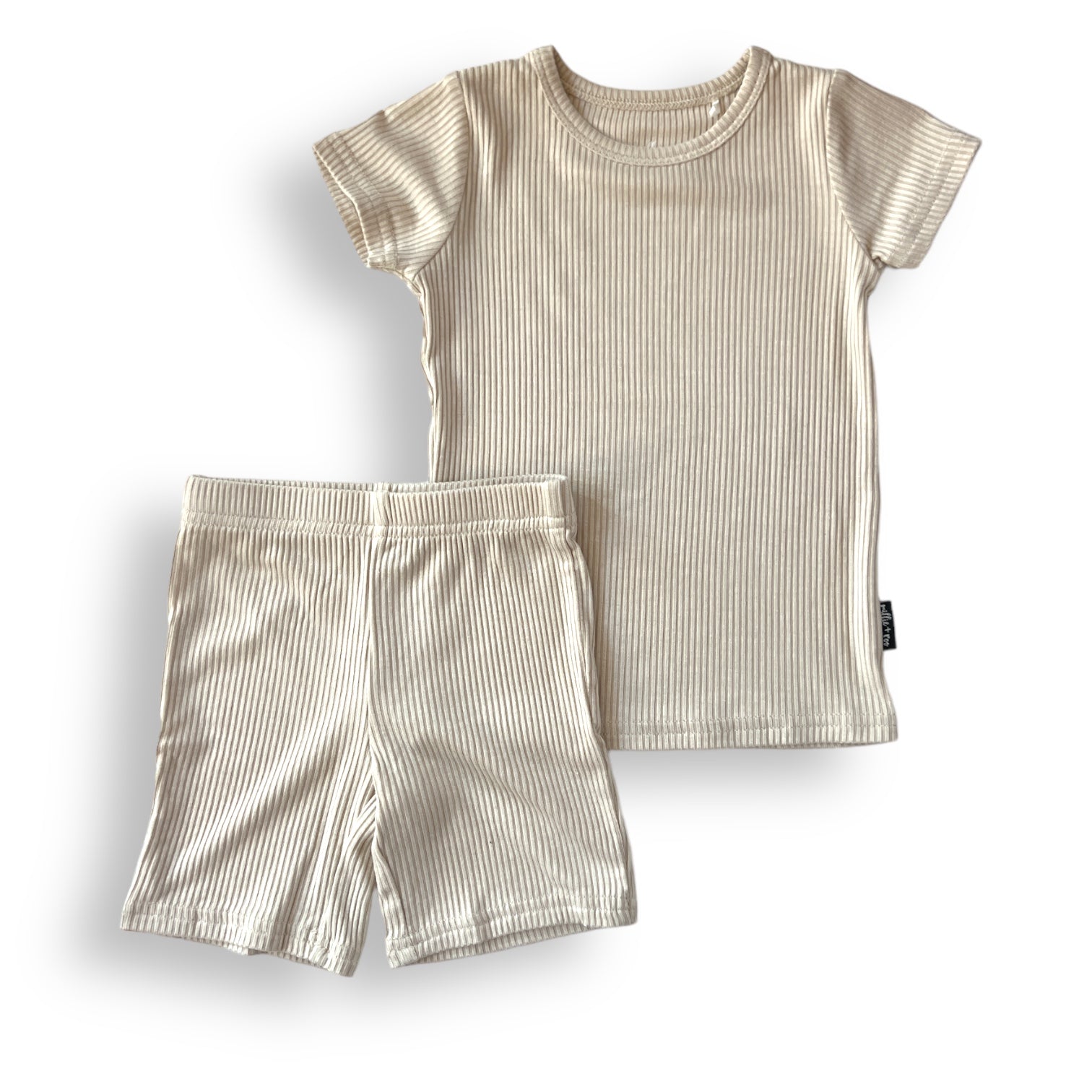 TWO PIECE SHORTIE SET - Clay Ribbed - Mack & Harvie