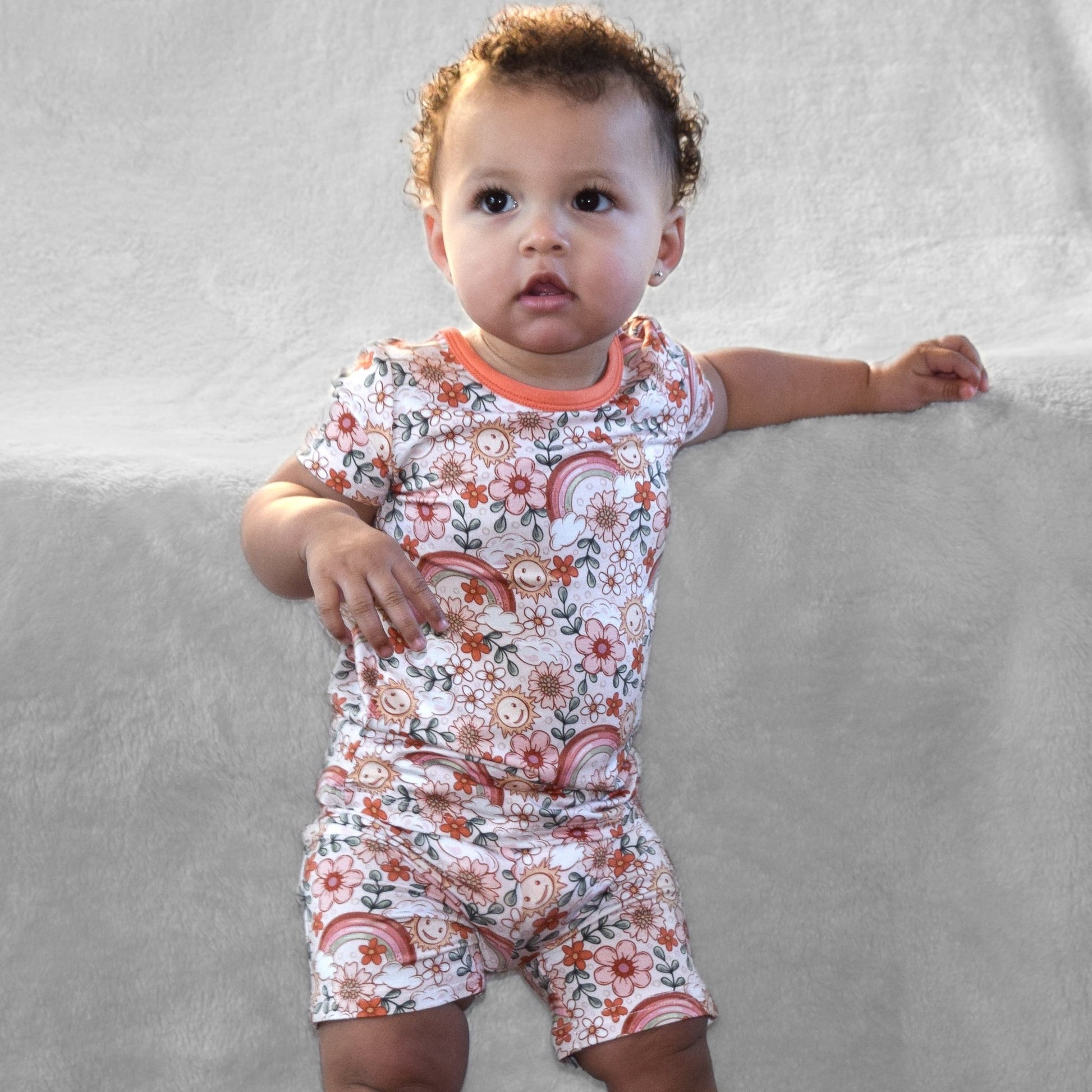 TWO PIECE SHORTIE SET - Happiness - Mack & Harvie