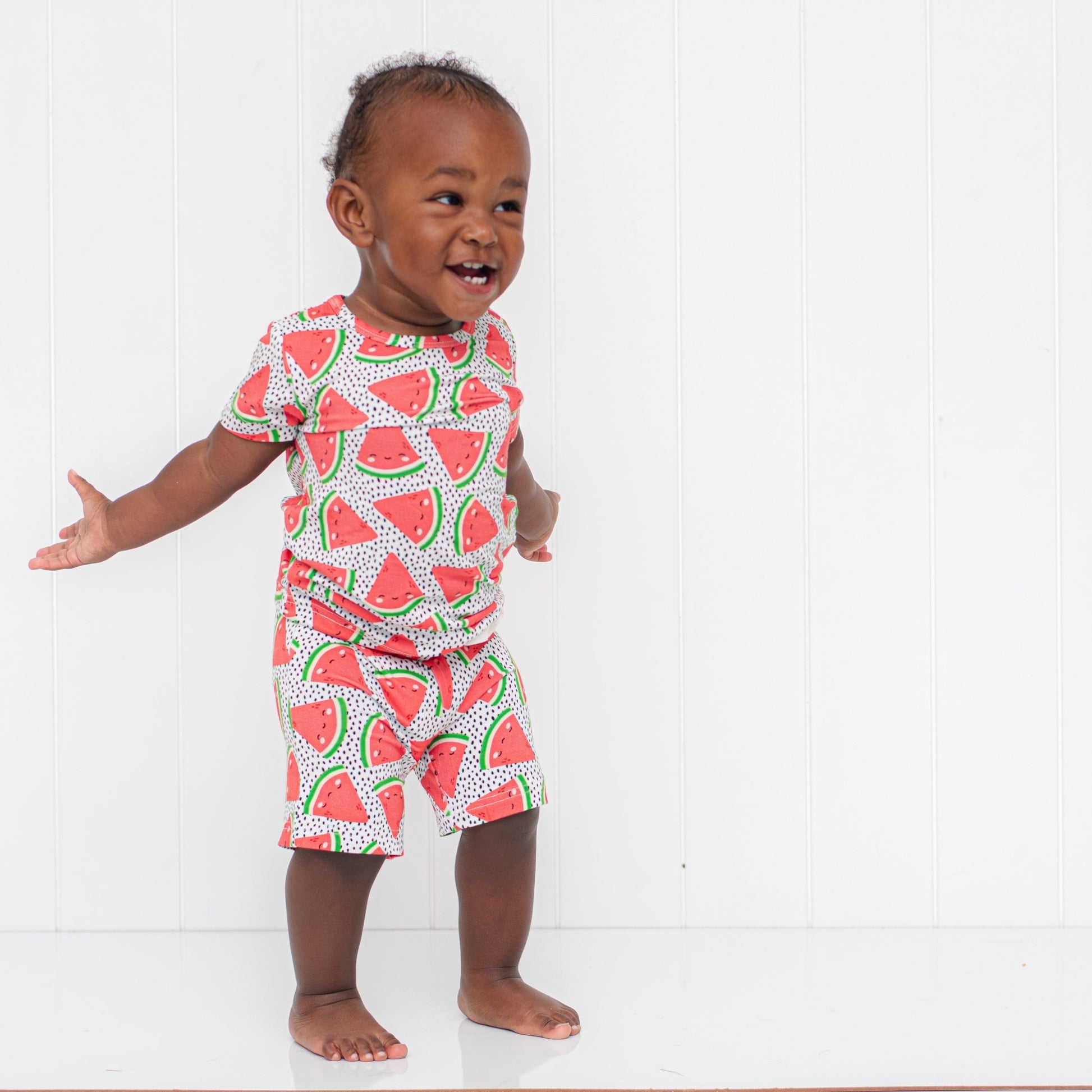 TWO PIECE SHORTIE SET - Kawaii Watermelon - Mack & Harvie