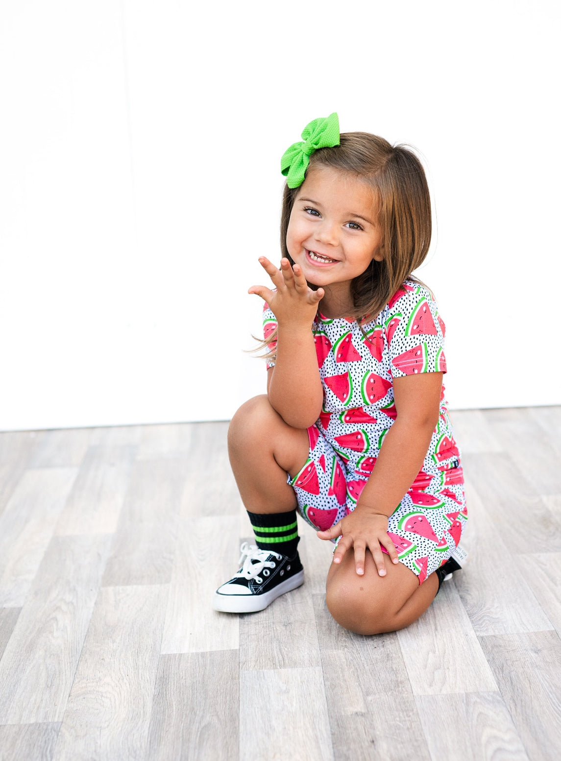 TWO PIECE SHORTIE SET - Kawaii Watermelon - Mack & Harvie