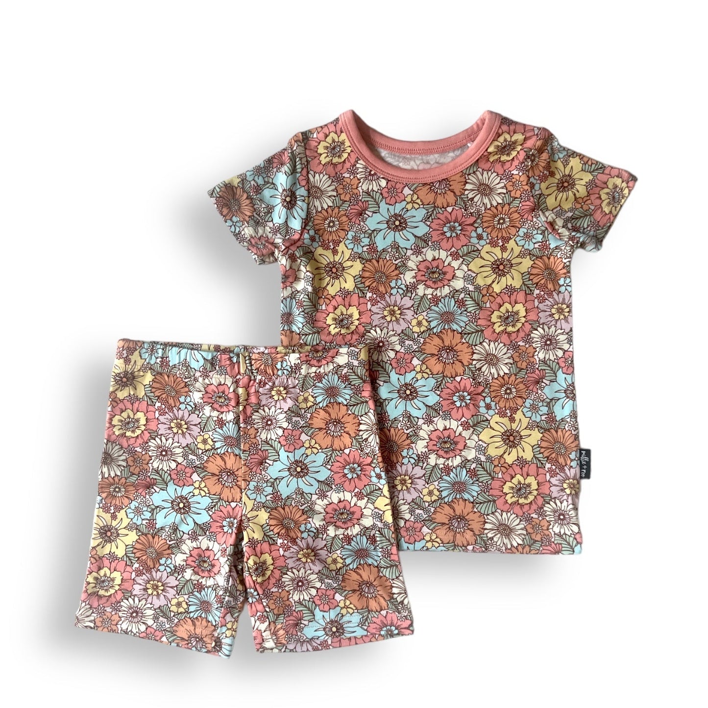 TWO PIECE SHORTIE SET - Spring Floral - Mack & Harvie