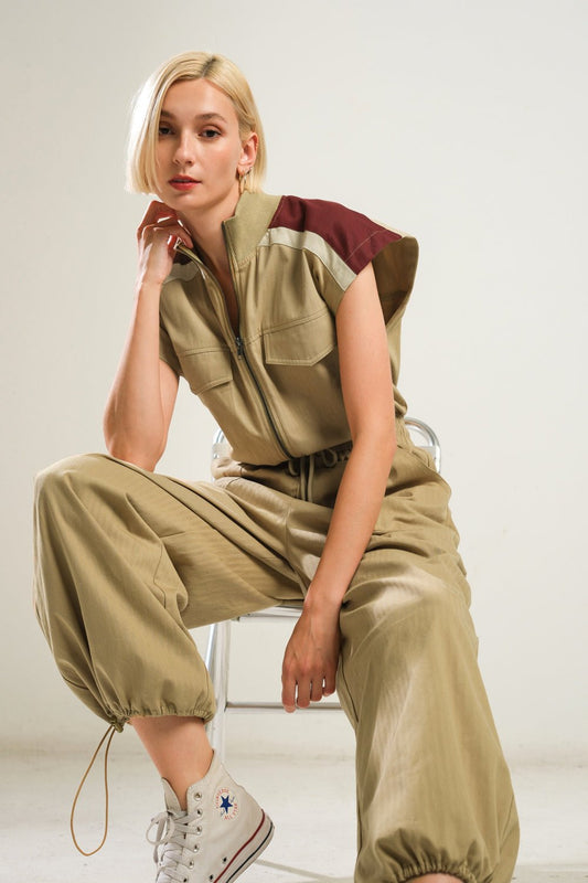 WAVE OF ELEGANCE WOVEN JUMPSUIT - Mack & Harvie