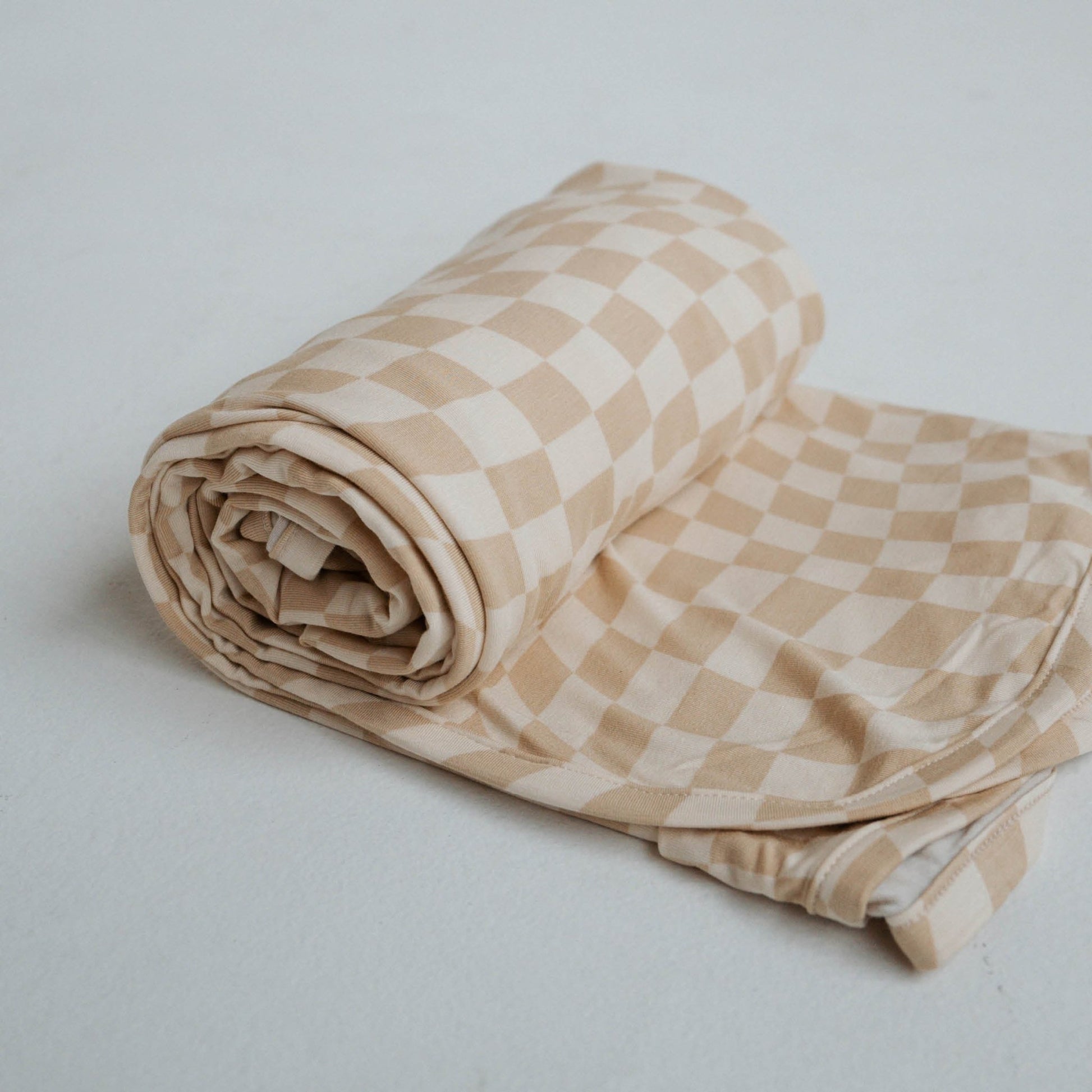 Wavy Checker | Bamboo Swaddle - Mack & Harvie