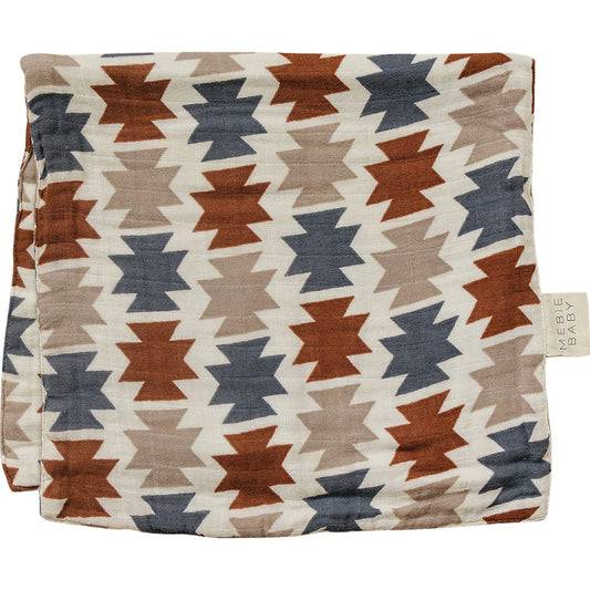 Western Aztec Muslin Burp Cloth - Mack & Harvie